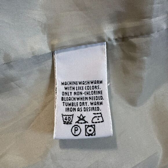 Vtg Eddie Bauer tan belted double breasted trench coat womens M heritage classic - Picture 8 of 8